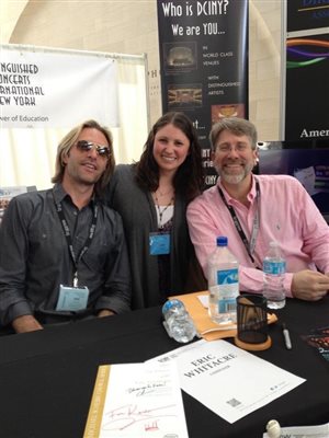 I met Eric Whitacre and Charles Anthony Sylvestri! ACDA 2013